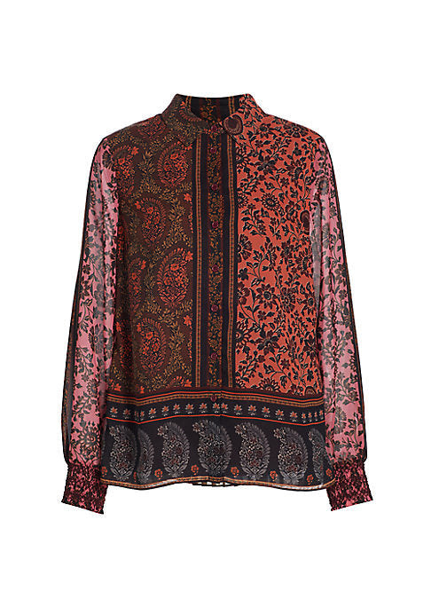 Stylish Patchwork Blouse