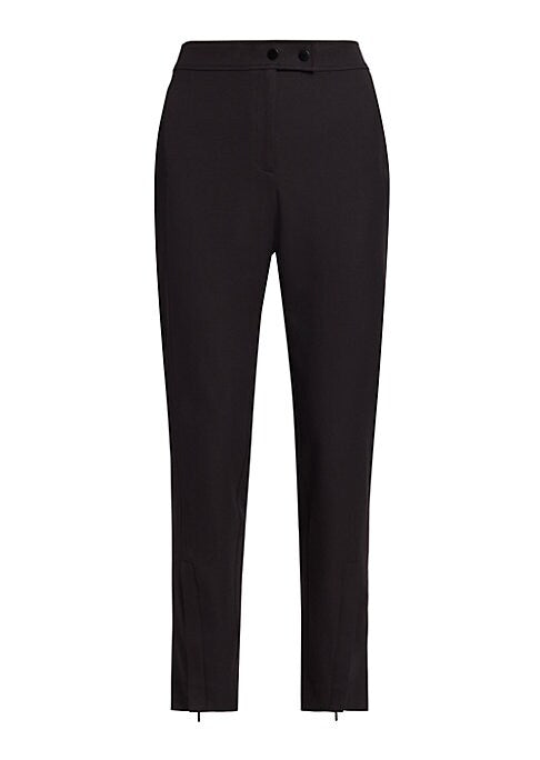 Zip-Detail Slim Pants