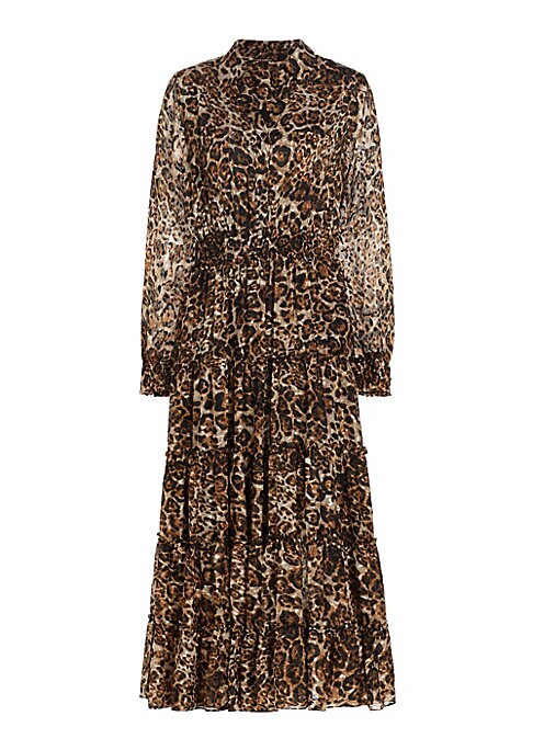 Leopard Luxe Midi Dress