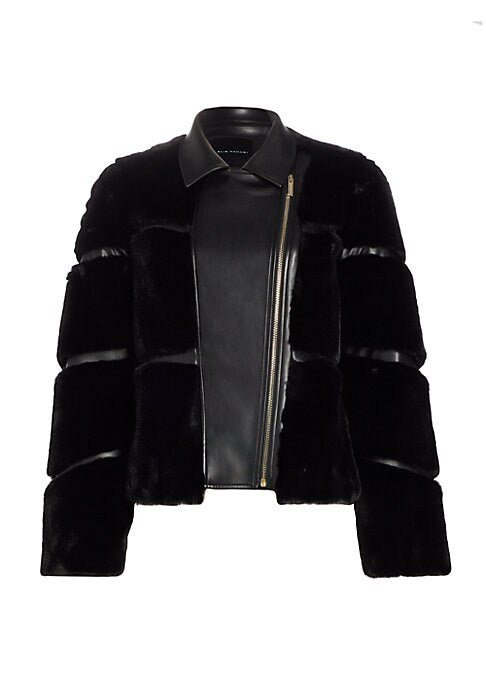 Faux Leather Moto Jacket