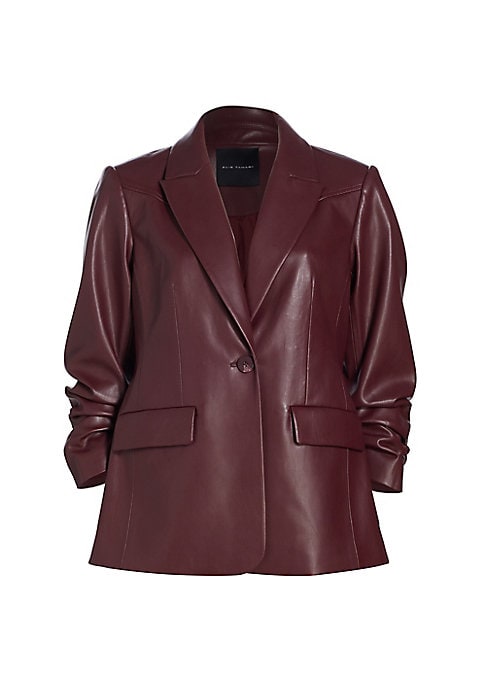 Chic Vegan Leather Jacket