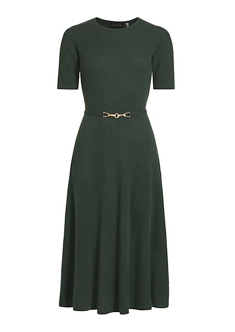 Luxe A-Line Cashmere Dress