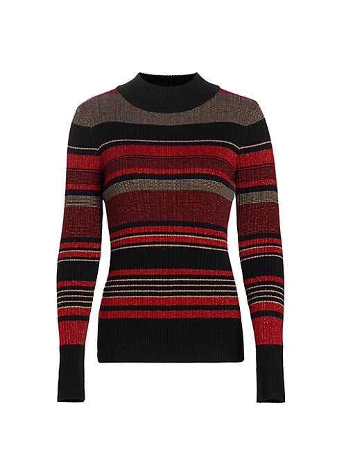 Shimmering Turtleneck Sweater