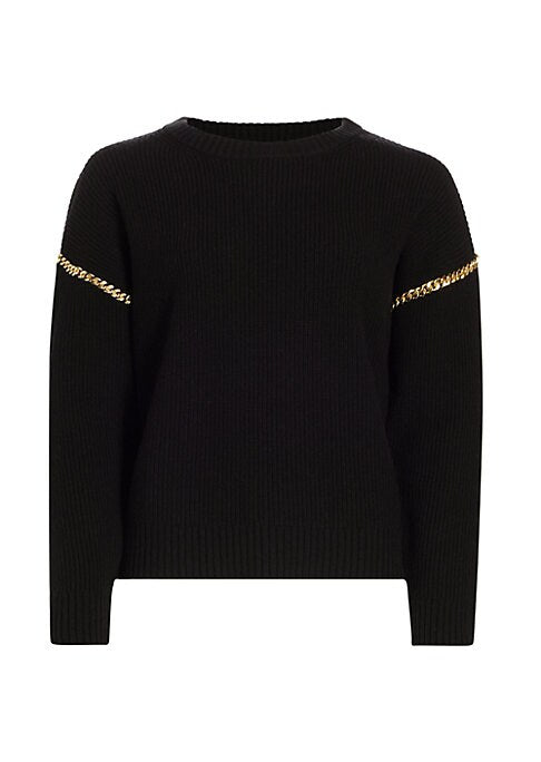 Chic Embellished Wool Sweater