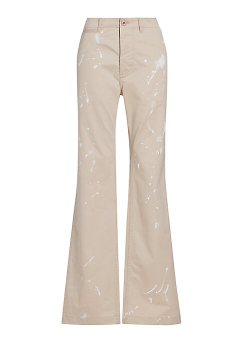 Splashy Flare Trousers
