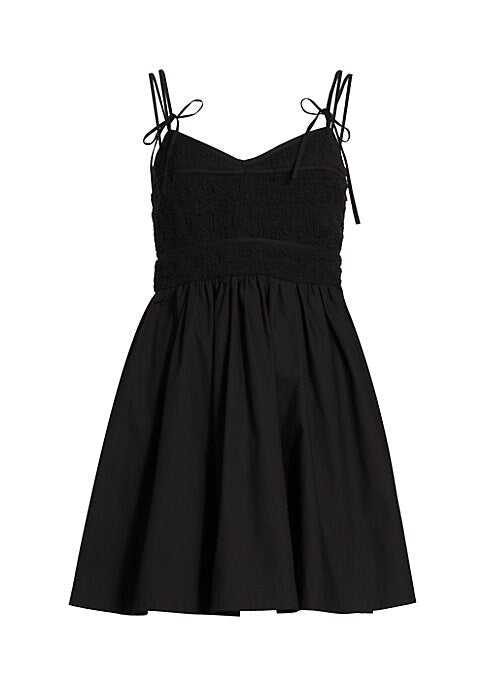 Flirty Tie-Strap Mini Dress