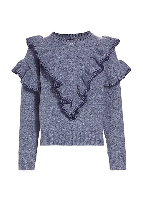 Ruffled Chic Sweater