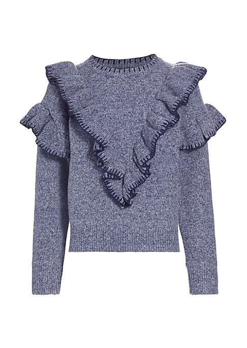 Ruffled Chic Sweater