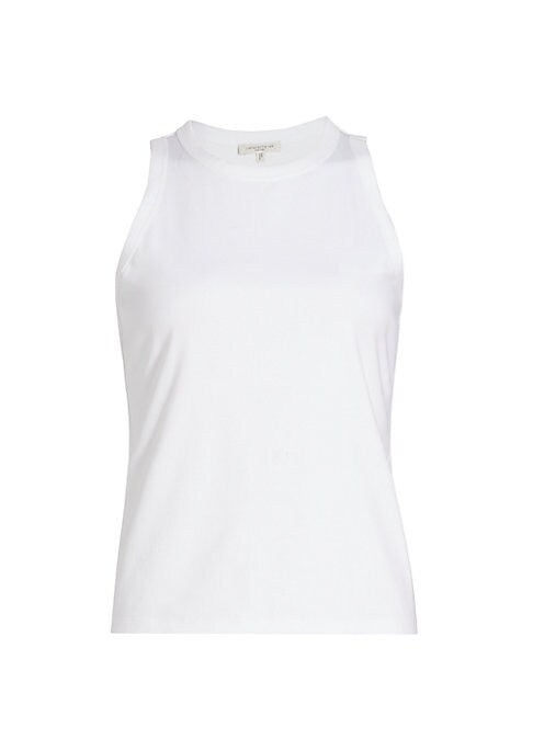 Stretch Cotton Tank Top