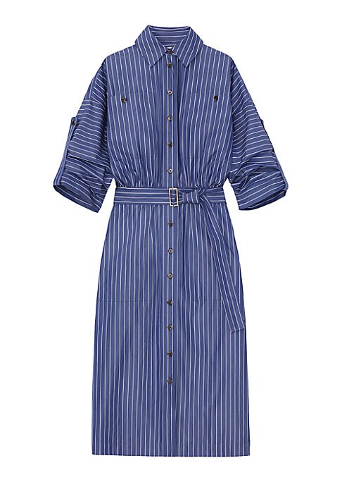 Chic Striped Midi Dress