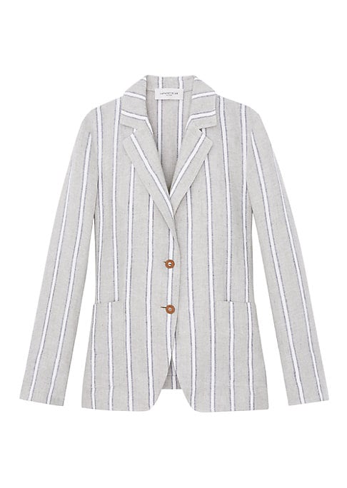 Linen Stripes Blazer