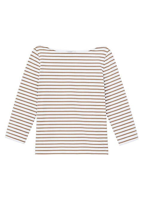 Elegant Striped Cotton Blouse