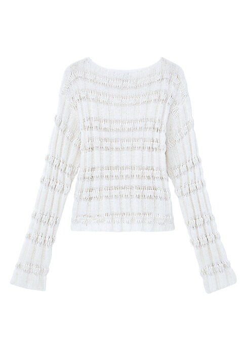 Chic Open-Knit Sweater
