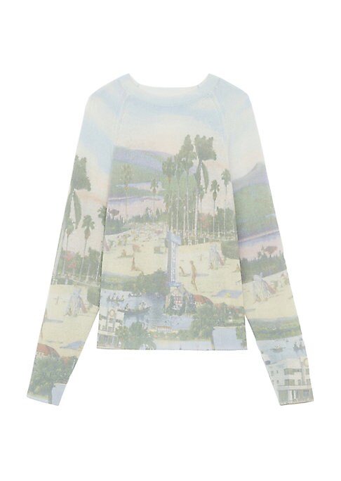 Painterly Cashmere Sweater