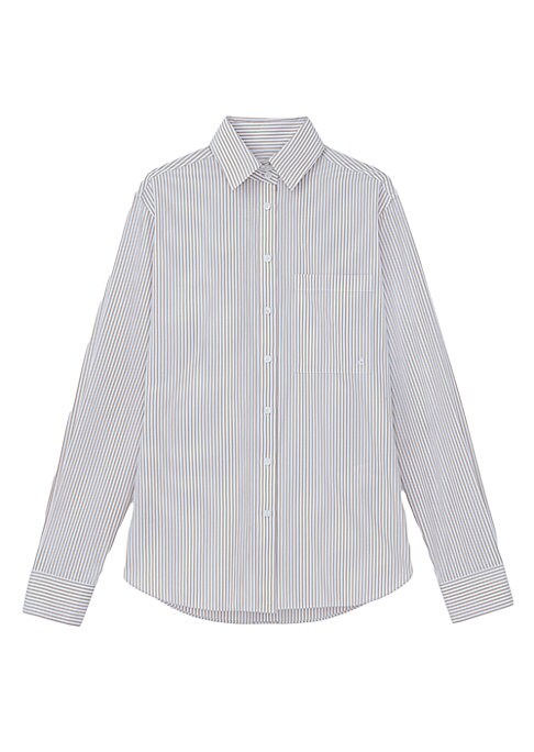 Chic Striped Cotton Shirt