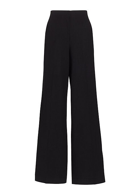 Pleated Wide-Leg Trousers