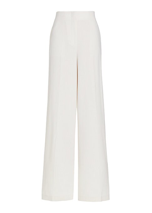 Chic Wide-Leg Wool Trousers