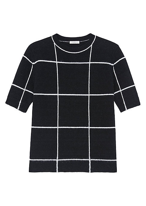 Geometric Cashmere Sweater