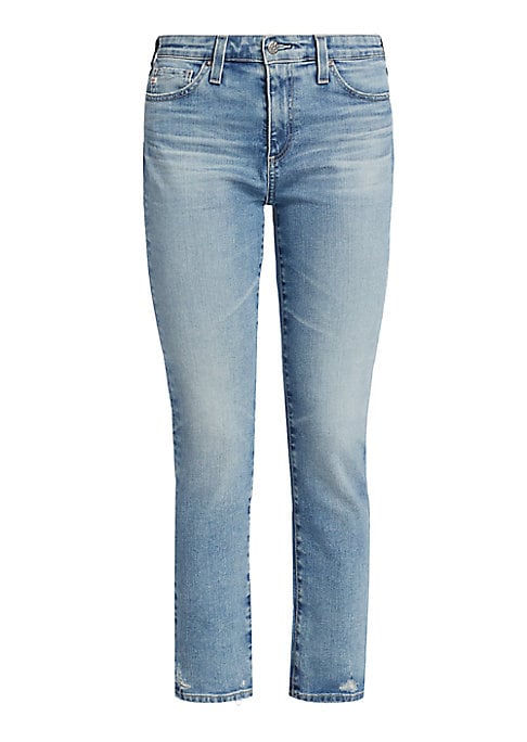 Chic Distressed Crop Jeans