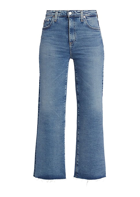 Chic Cropped Denim Trousers