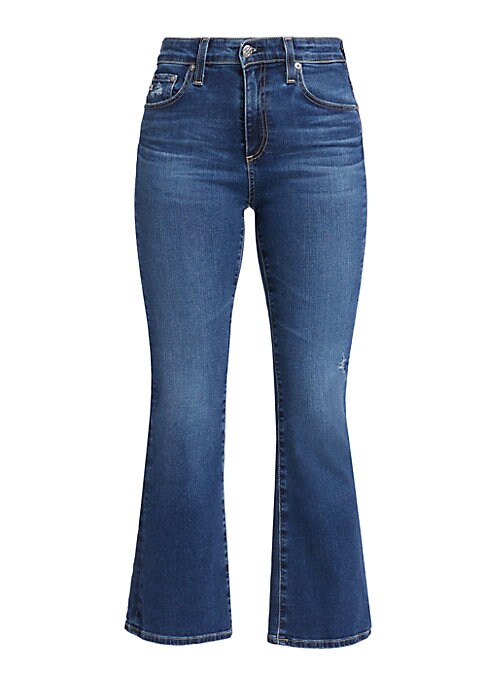 Cropped Stretch Bootcut Jeans
