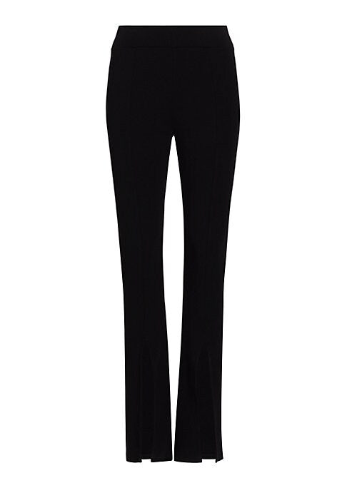 Chic Ribbed Flare Pants