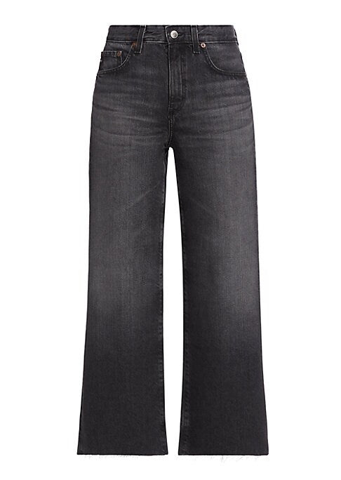 Faded Wide Cropped Denim