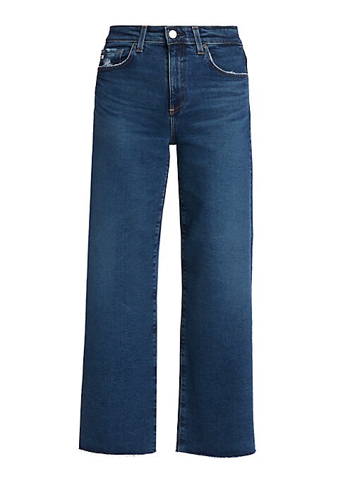 Faded Wide-Leg Crops