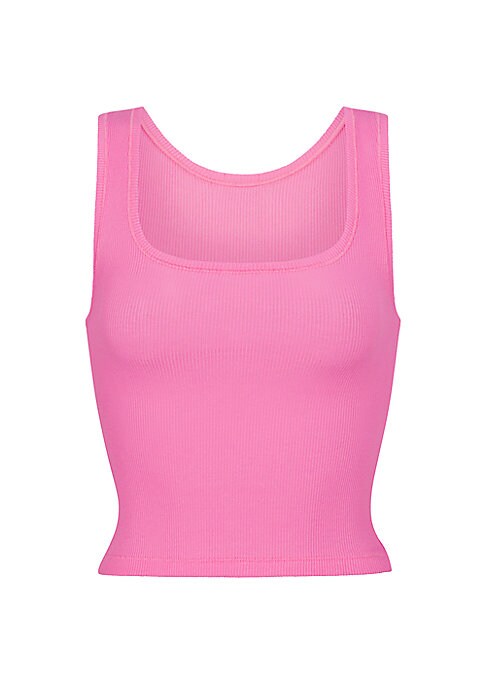 Sculpting Ribbed Tank