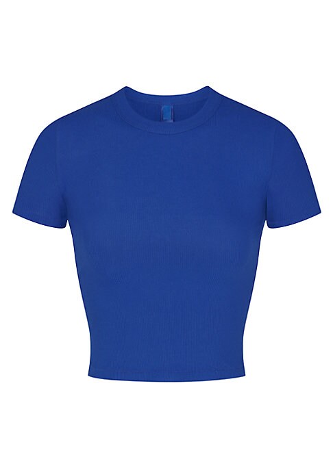 Cozy Ribbed Crop Tee