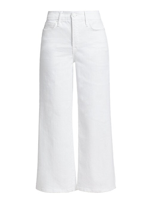 Chic Wide-Leg Denim Trousers