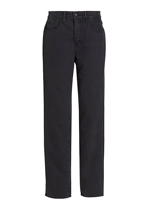Slit High-Rise Denim Jeans