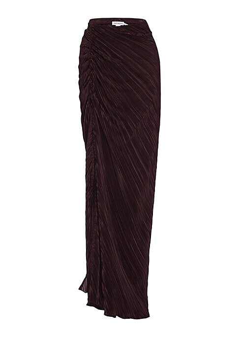 Plissé Flow Maxi Wrap