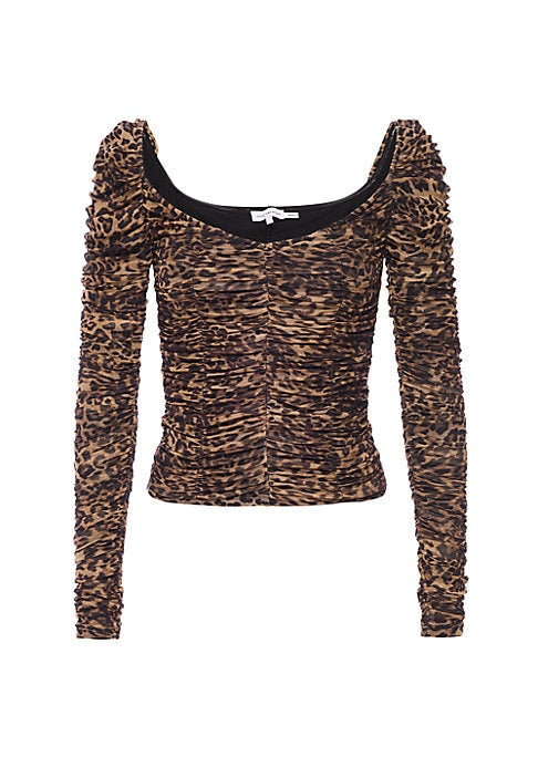 Wild Ruched Mesh Top