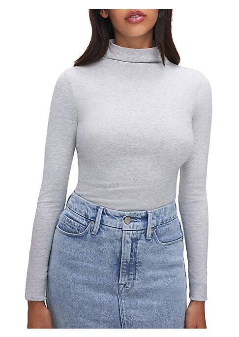 Turtleneck Thong Bodysuit
