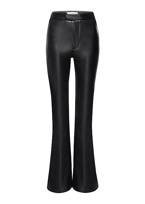 Chic Faux Leather Trousers