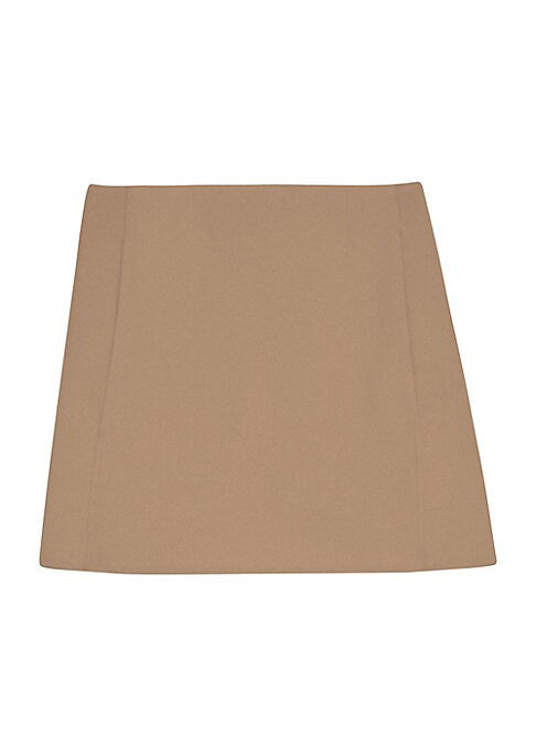 Cashmere Blend A-line Skirt