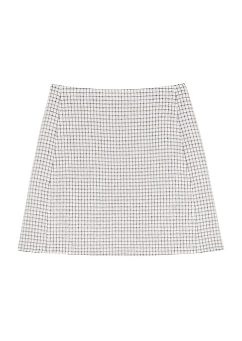 Chic Check Miniskirt