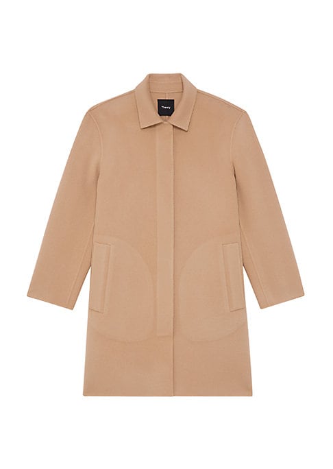 Elegant Wool Blend Coat