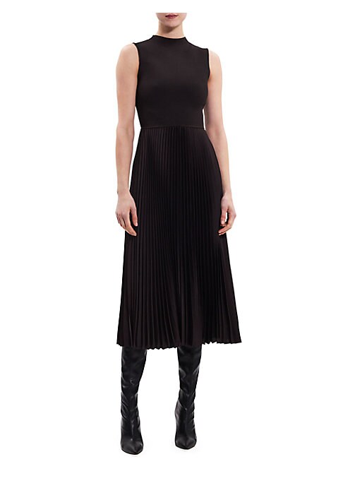 Sunburst Satin Dress