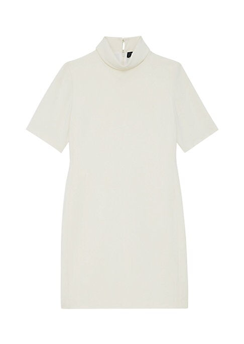 Collared Sleek Mini Dress