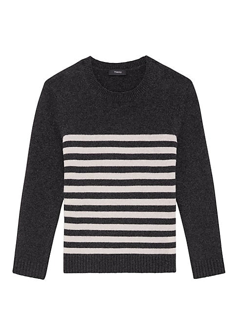 Chic Striped Knit Sweater