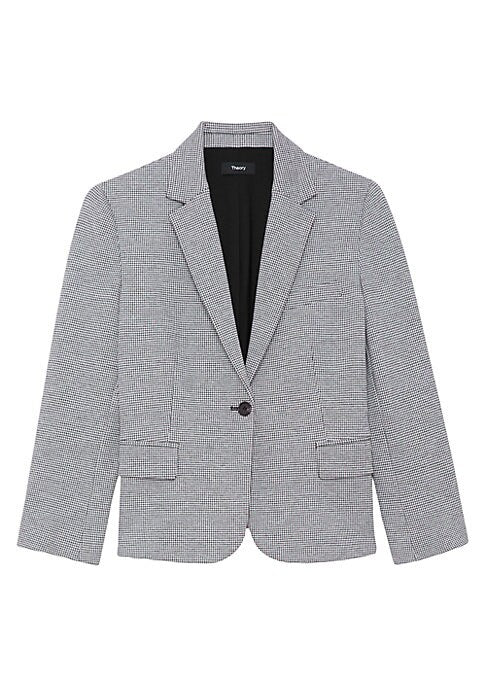 Mini Houndstooth Chic Blazer
