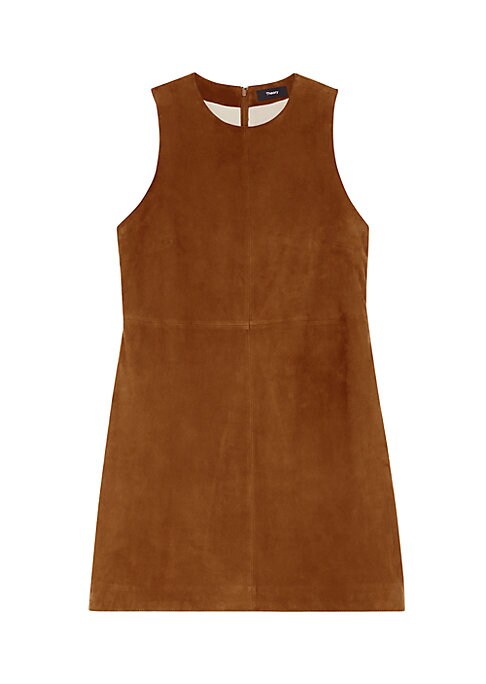 Suede Chic Shift Dress