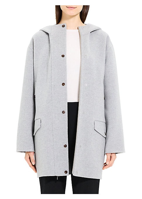 Minimalist Wool-Cashmere Coat