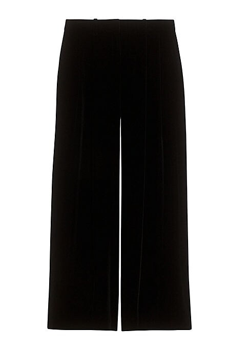 Velvet Pleat Trousers