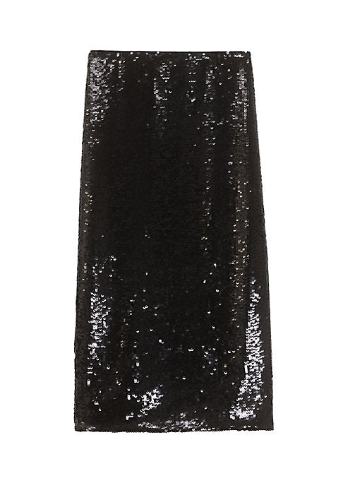 Sparkling High-Slit Skirt