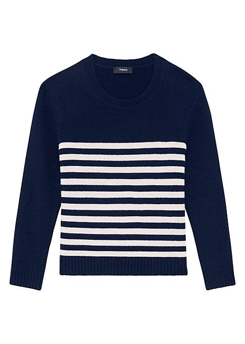 Chic Striped Knit Sweater