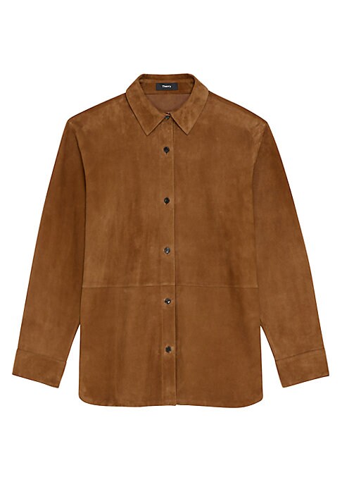 Luxe Leather Button-Up