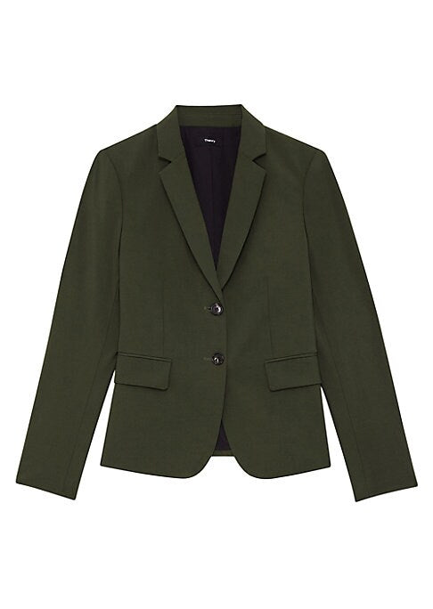 Elegant Wool Tailored Jacket